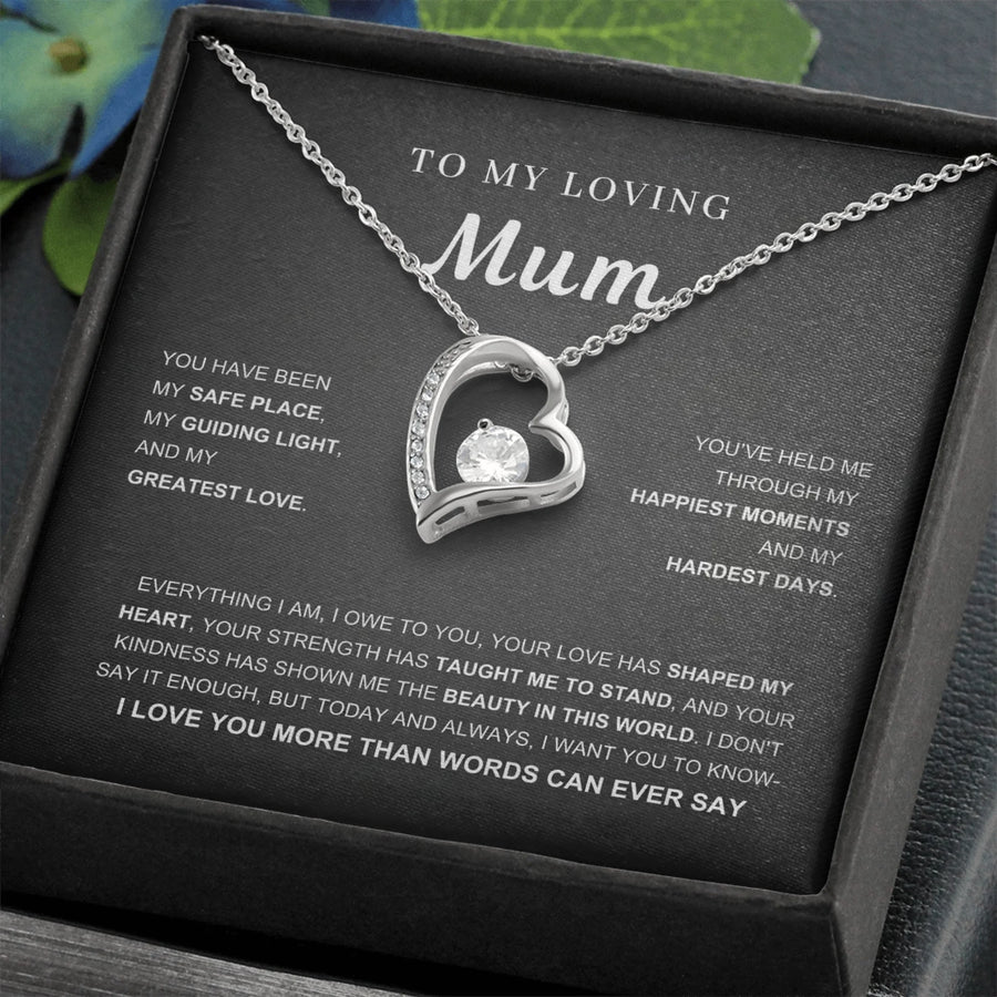 To My Loving Mum - Forever Love Necklace