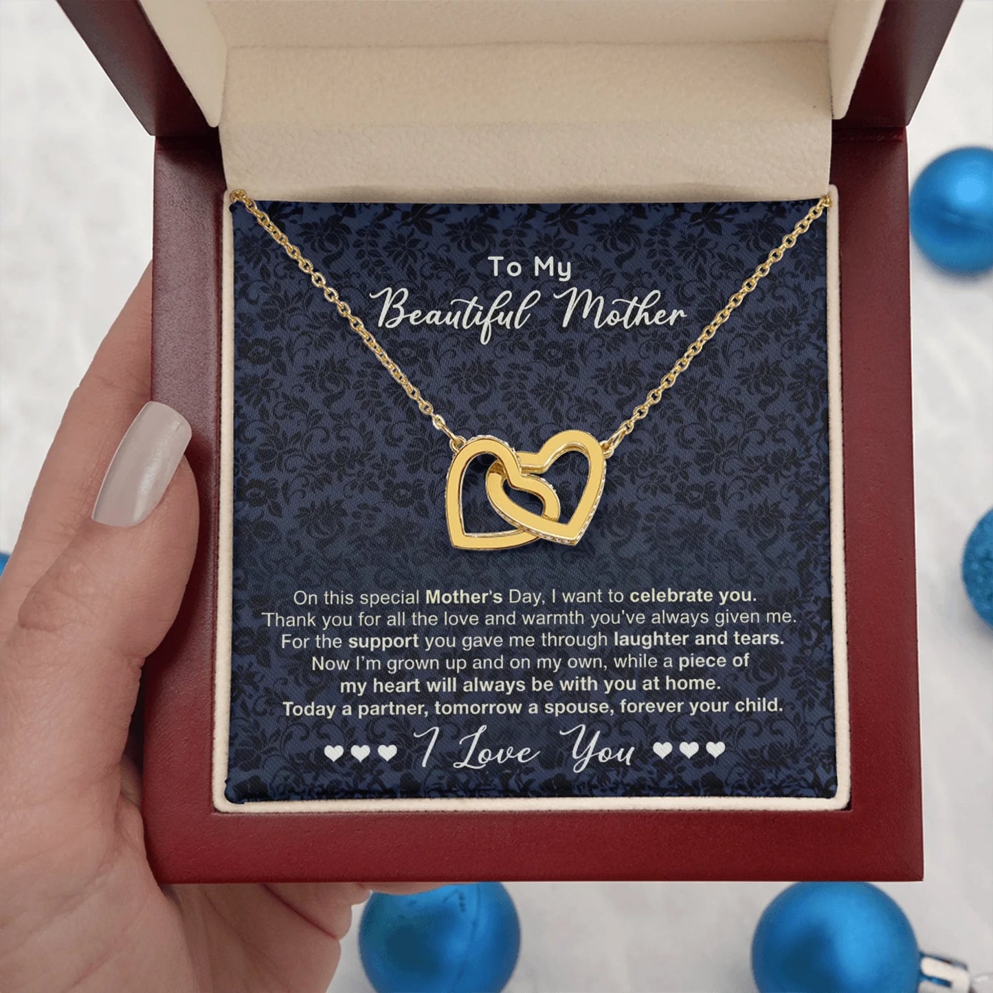 Interlocking Hearts Gold Lux N2