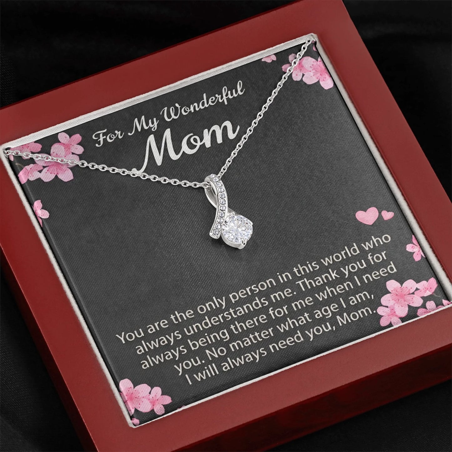 Dark Closeup Alluring Beauty Necklace