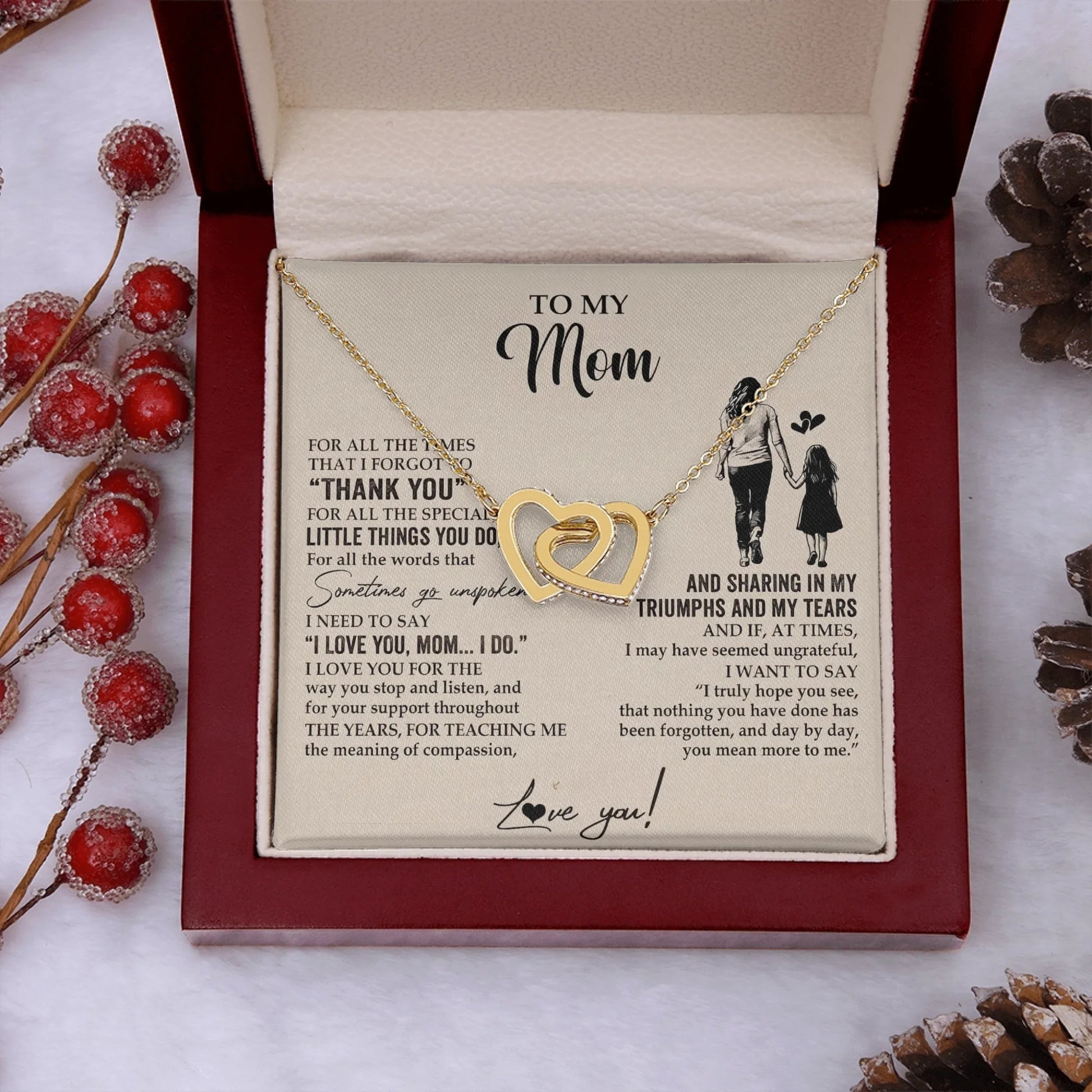 Interlocking Hearts Gold Lux N5