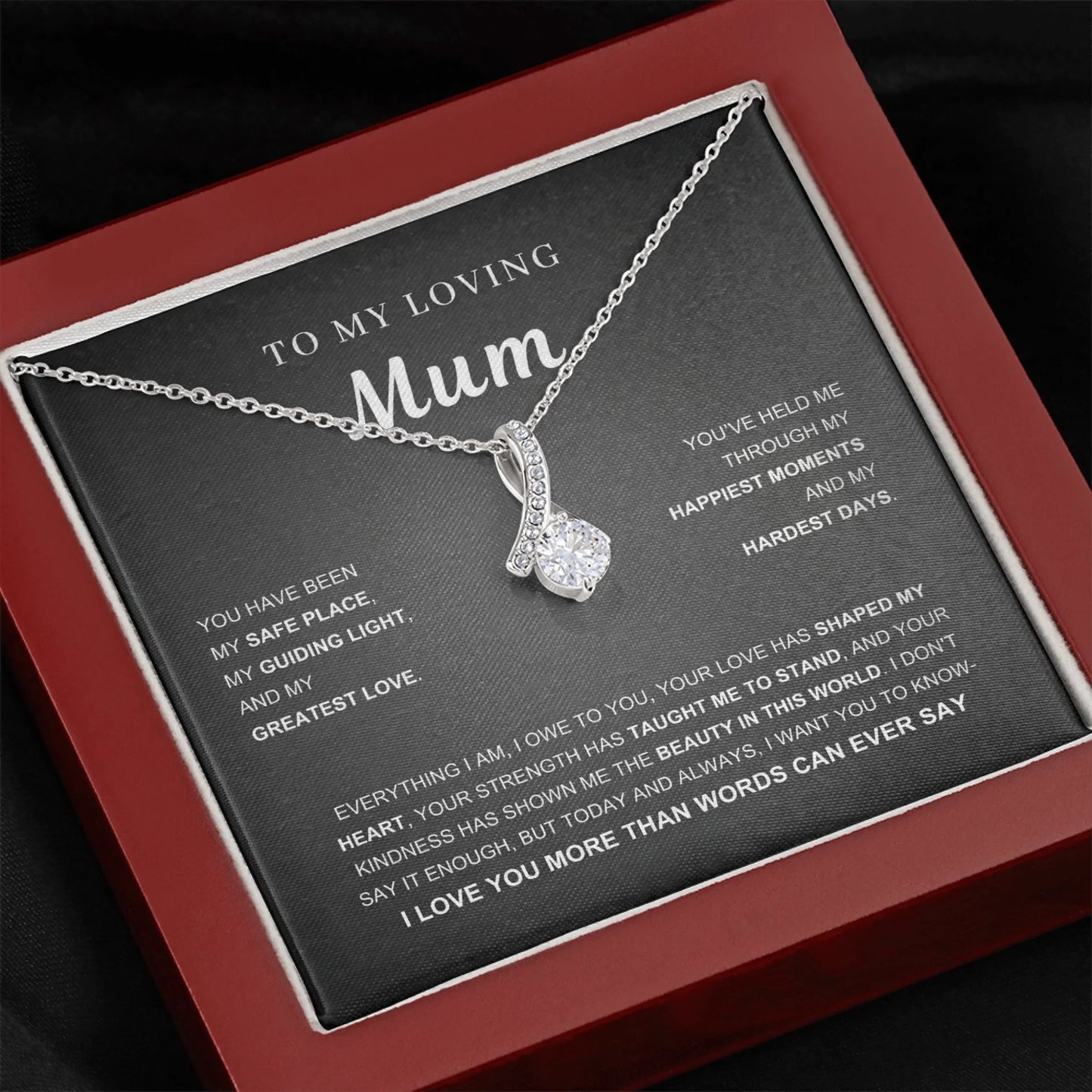 Dark Closeup Alluring Beauty Necklace