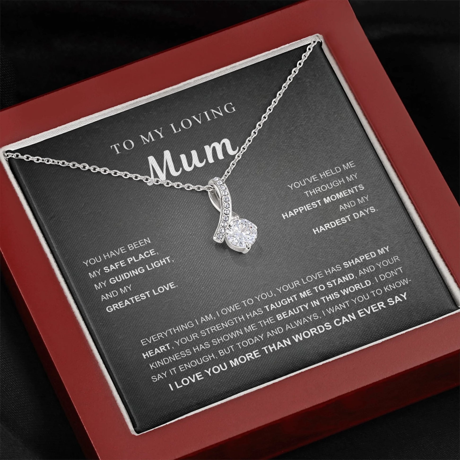 Dark Closeup Alluring Beauty Necklace