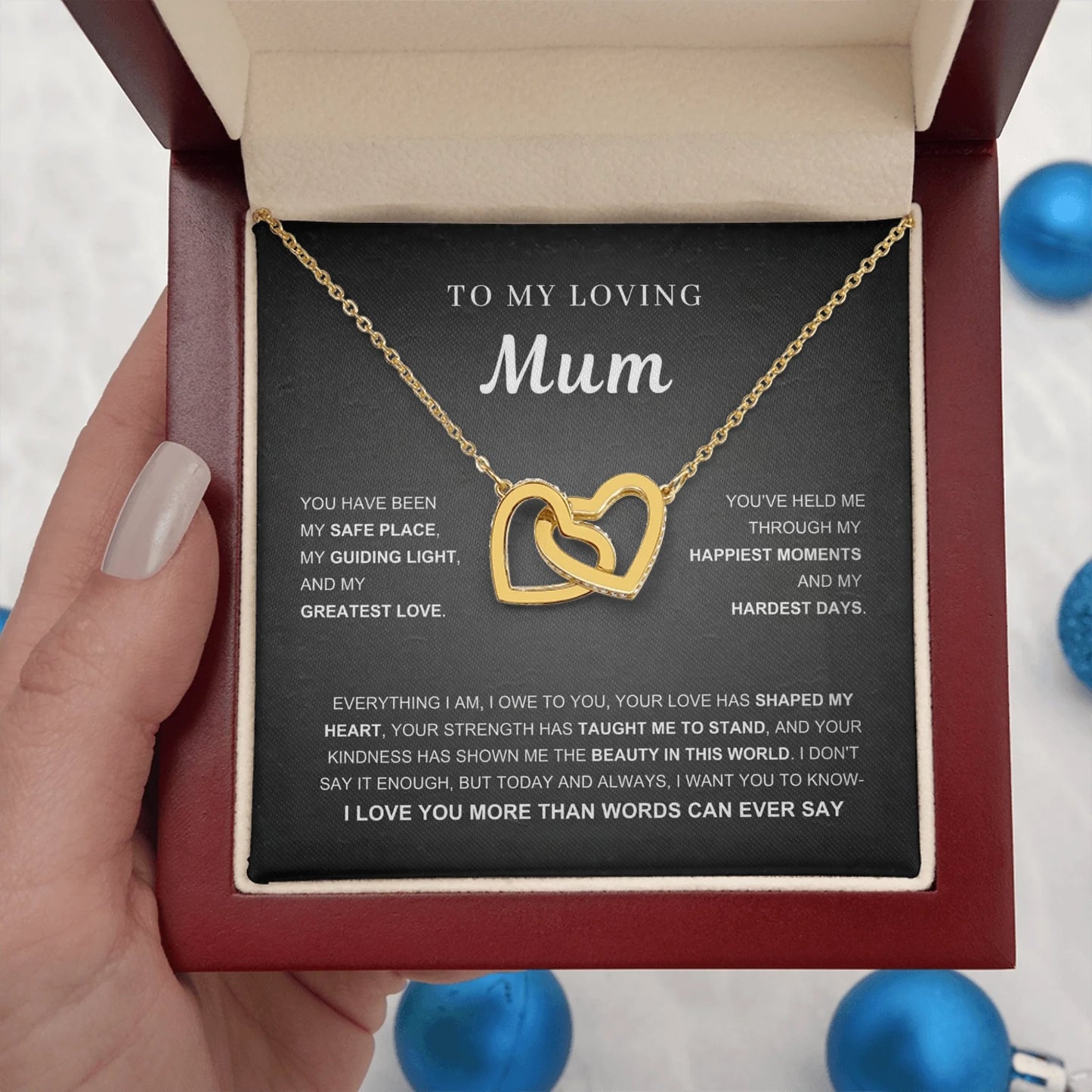 Interlocking Hearts Gold Lux N2