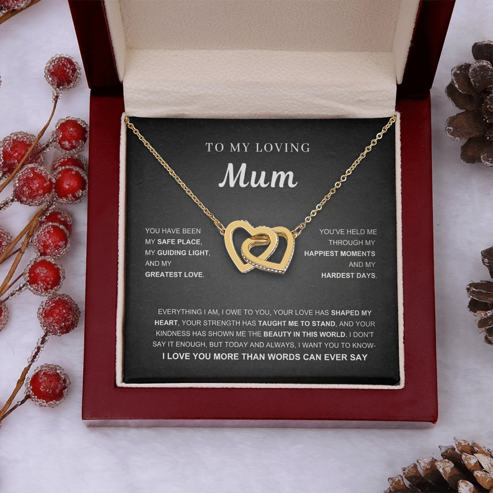 Interlocking Hearts Gold Lux N5