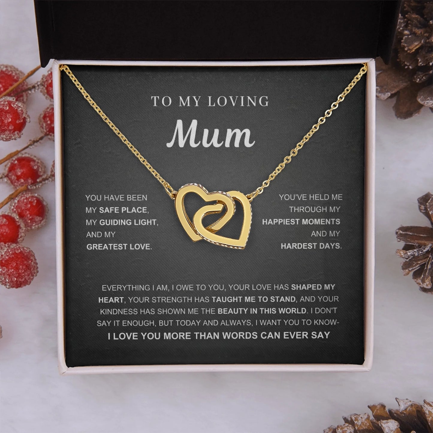 Interlocking Hearts Gold N5