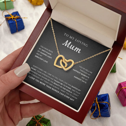 Interlocking Hearts Gold Lux N2