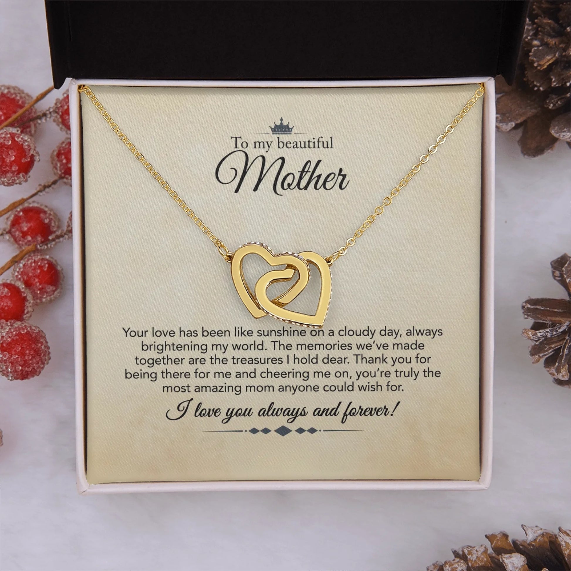 Interlocking Hearts Gold N5
