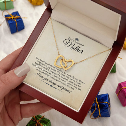 Interlocking Hearts Gold Lux N2