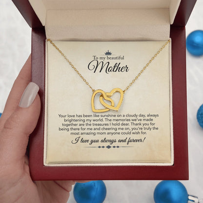 Interlocking Hearts Gold Lux N2