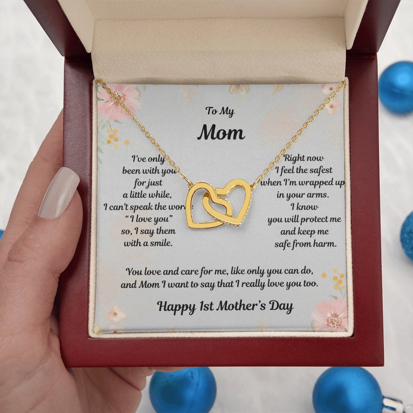 Interlocking Hearts Gold Lux N2