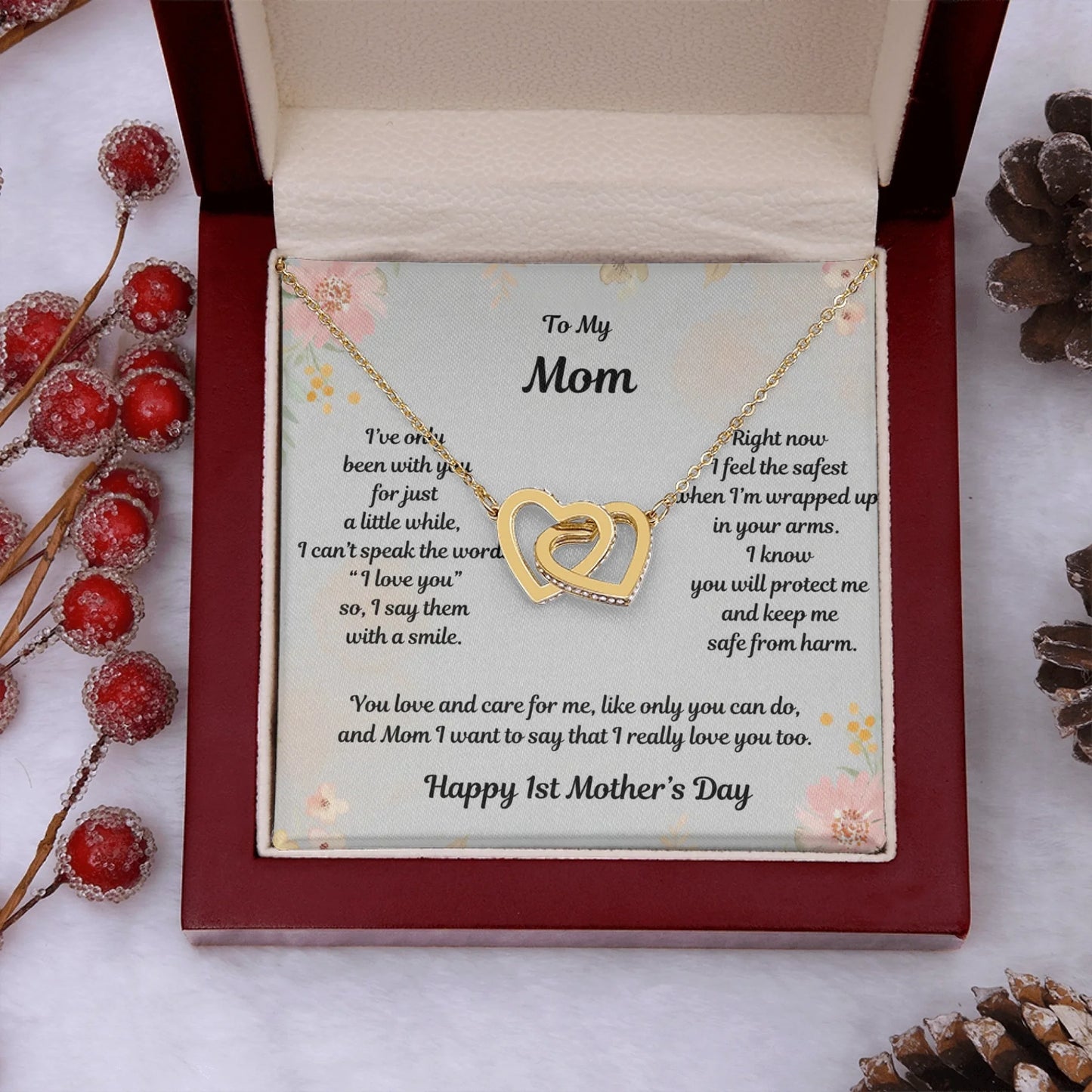 Interlocking Hearts Gold Lux N5