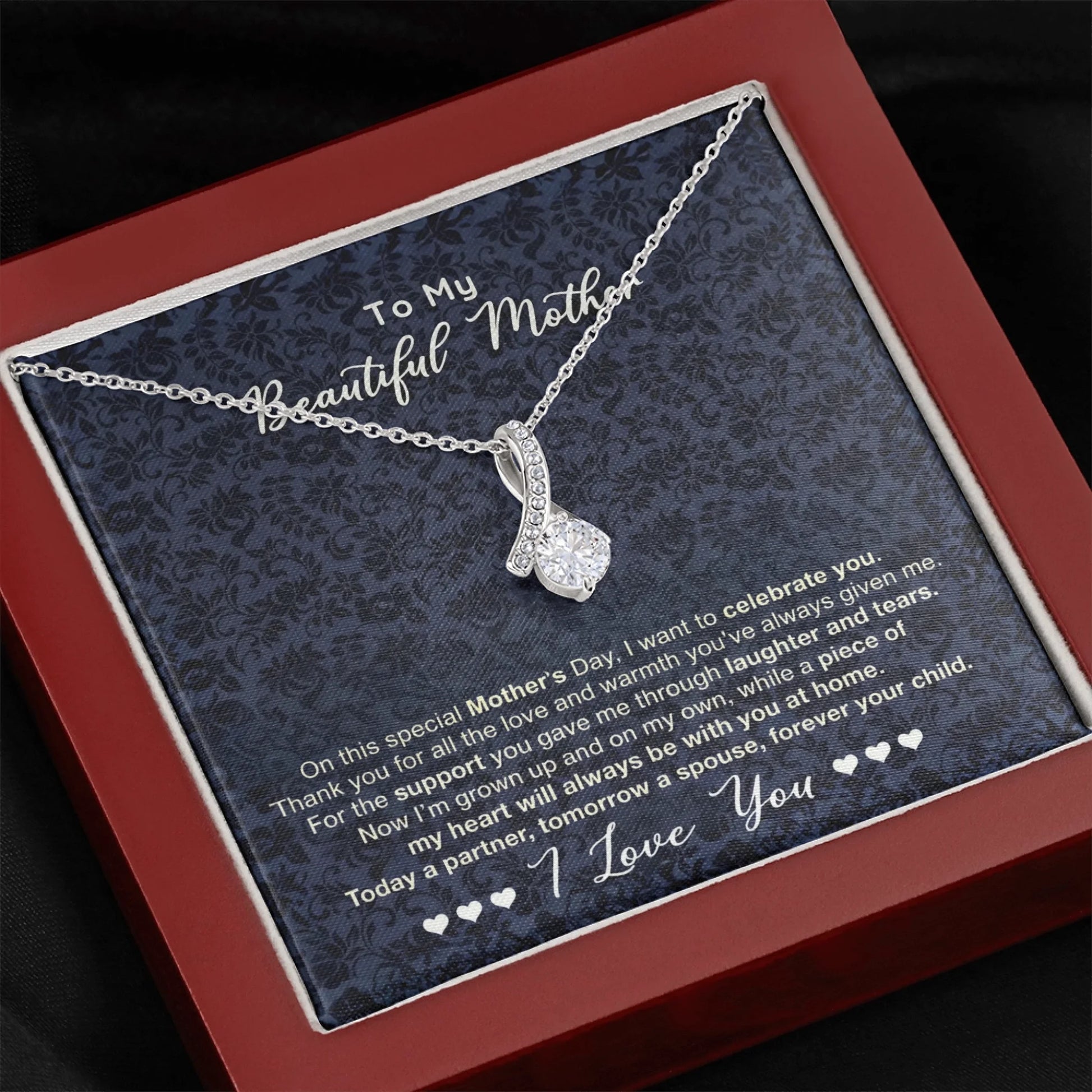 Dark Closeup Alluring Beauty Necklace