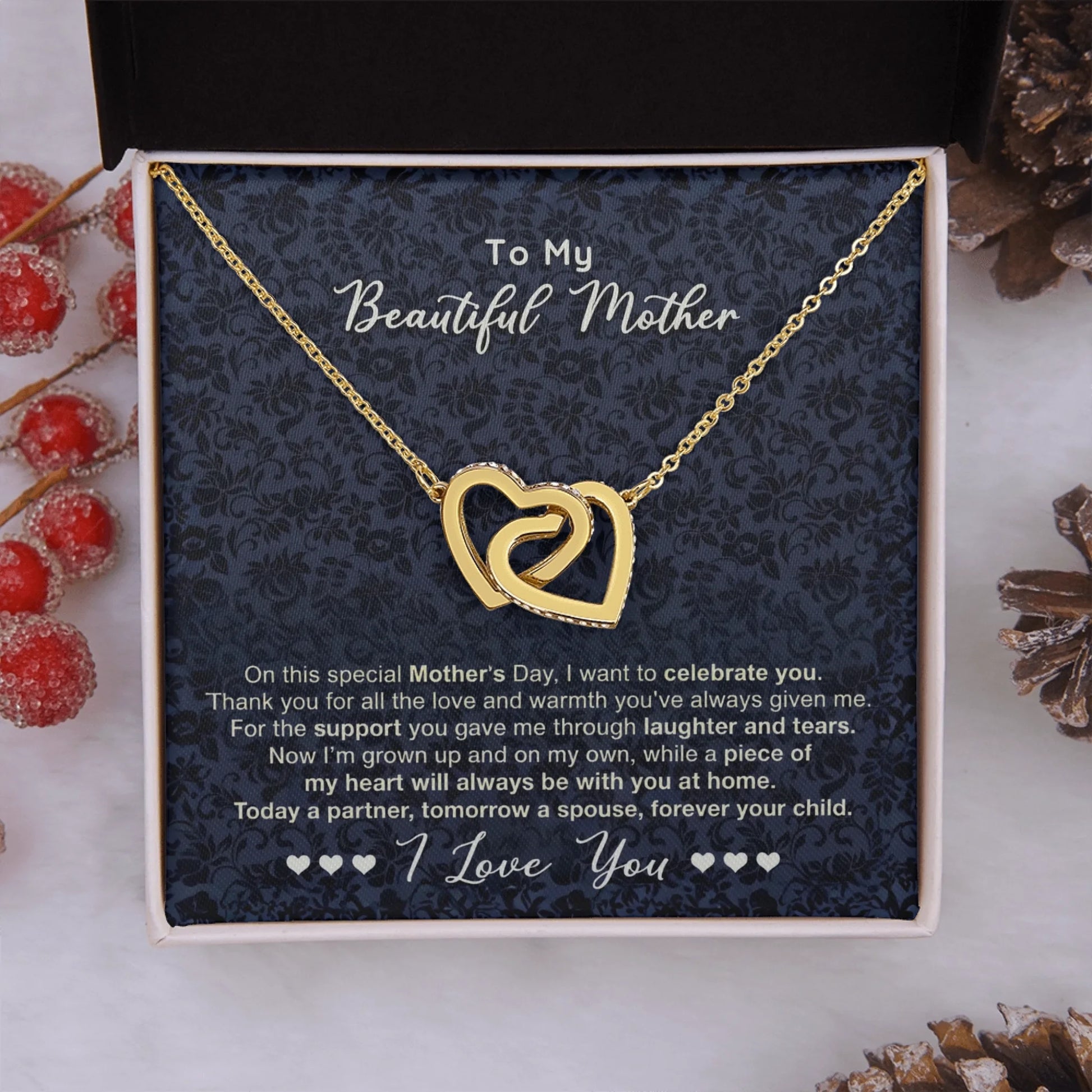 Interlocking Hearts Gold N5
