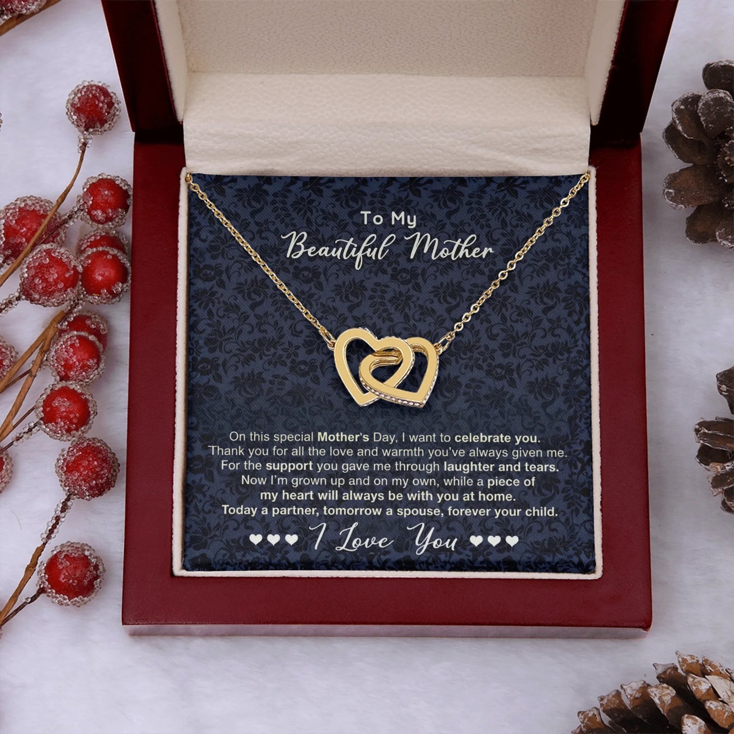 Interlocking Hearts Gold Lux N5