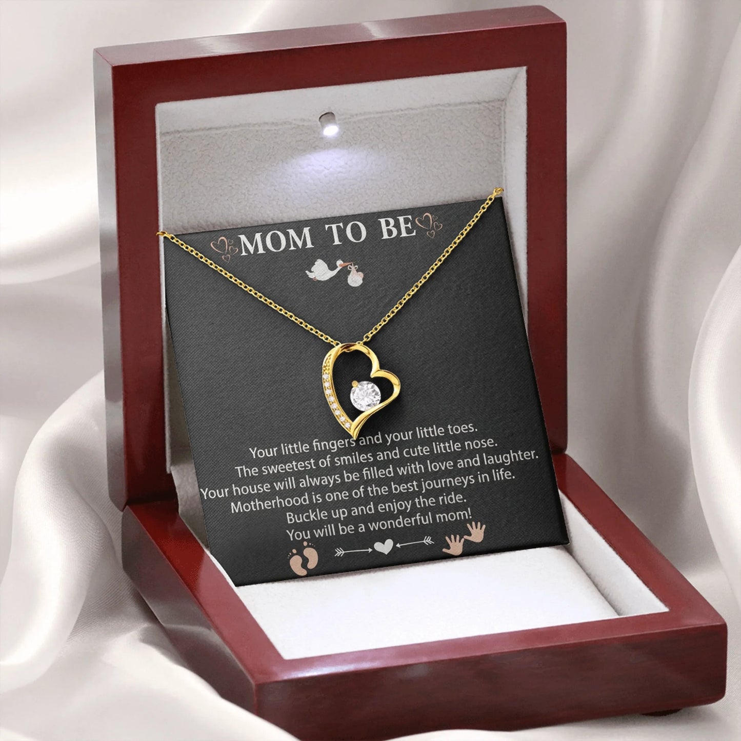 Forever Love Wooden Box Gold 2