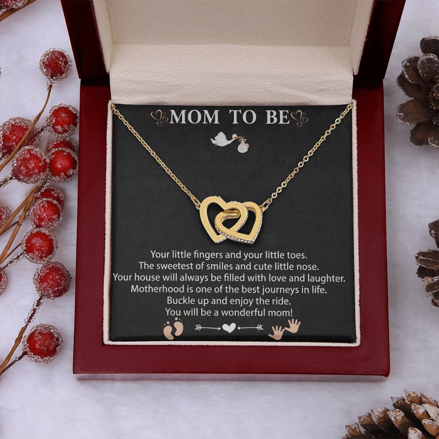 Interlocking Hearts Gold Lux N5