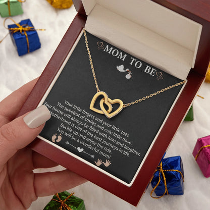 Interlocking Hearts Gold Lux N2