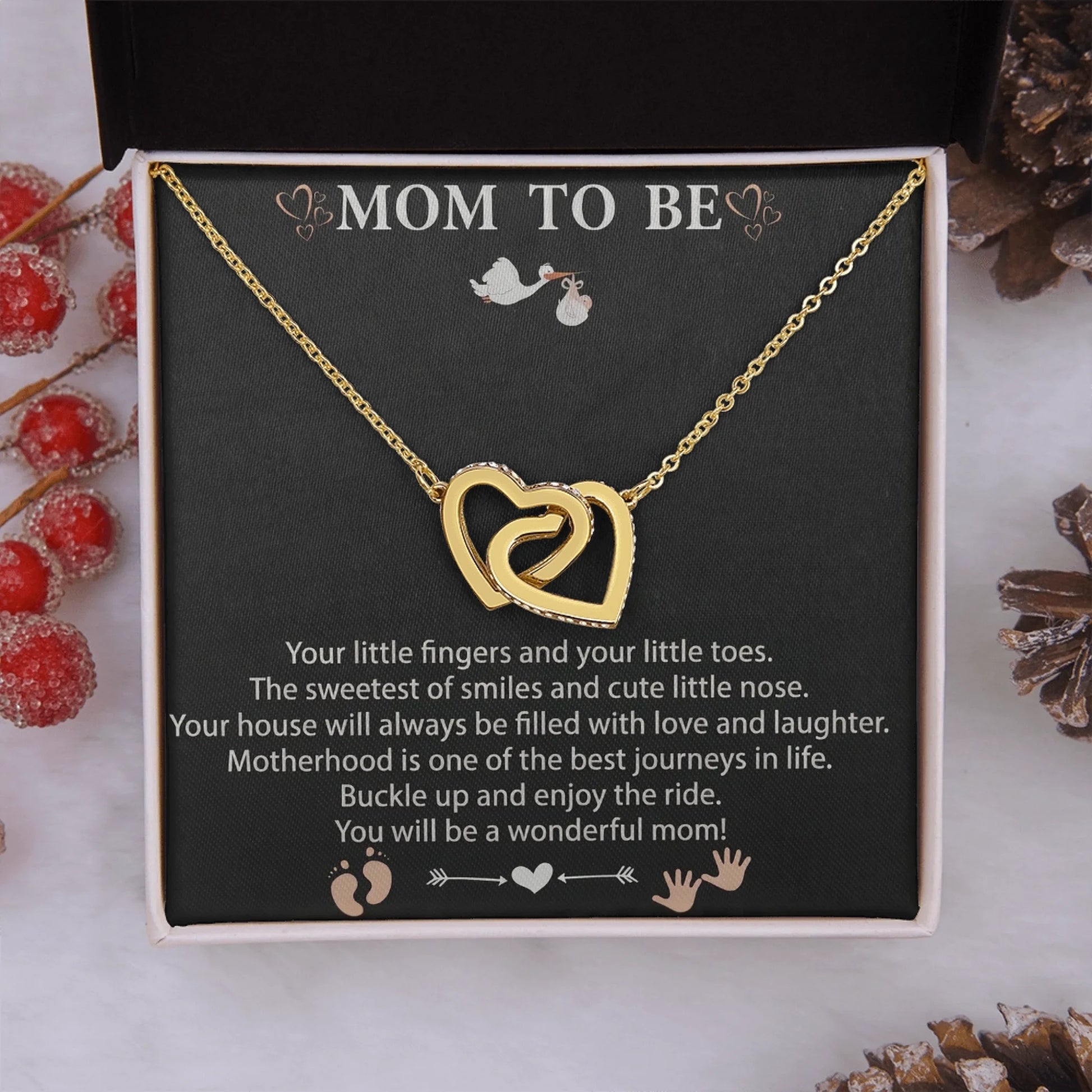 Interlocking Hearts Gold N5
