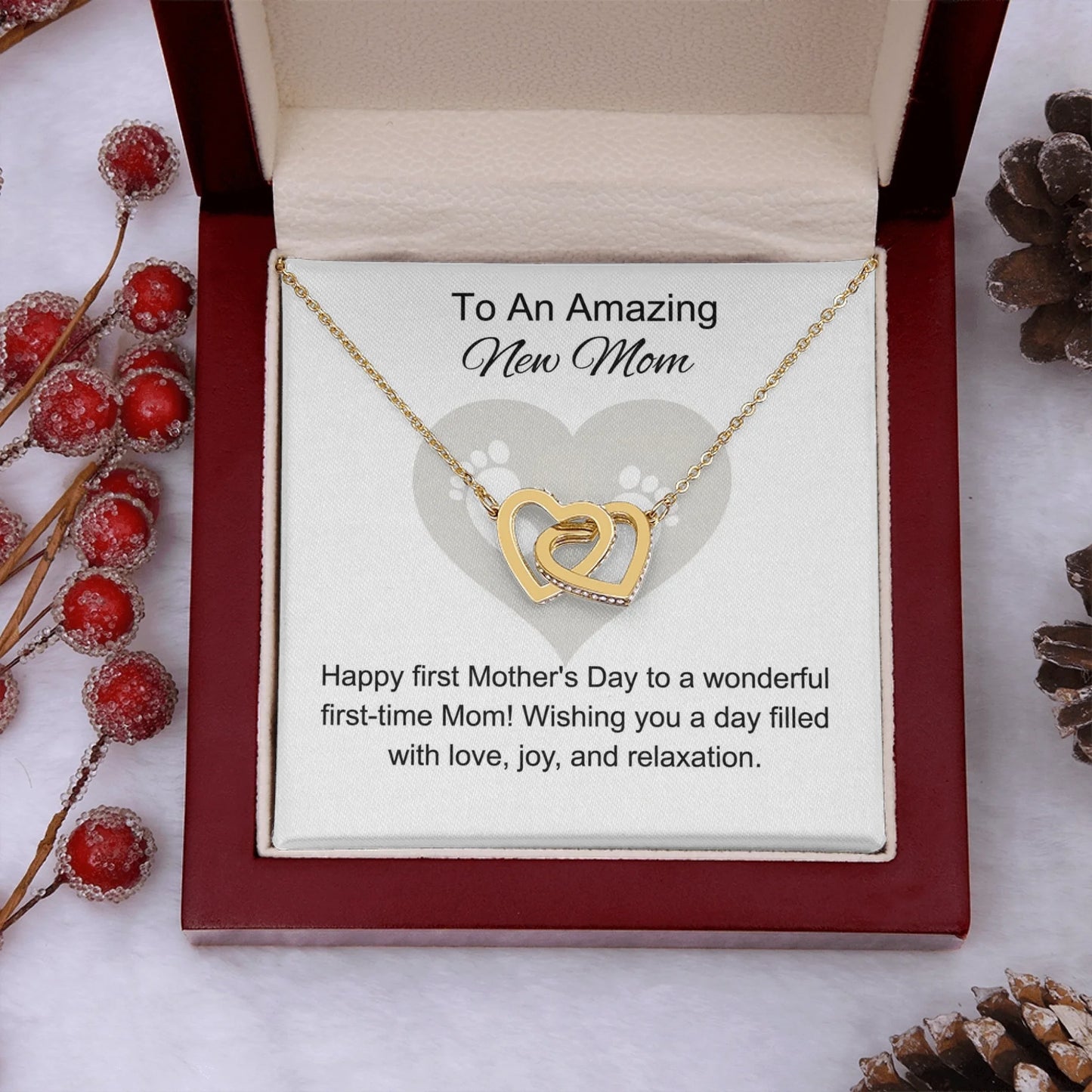 Interlocking Hearts Gold Lux N5