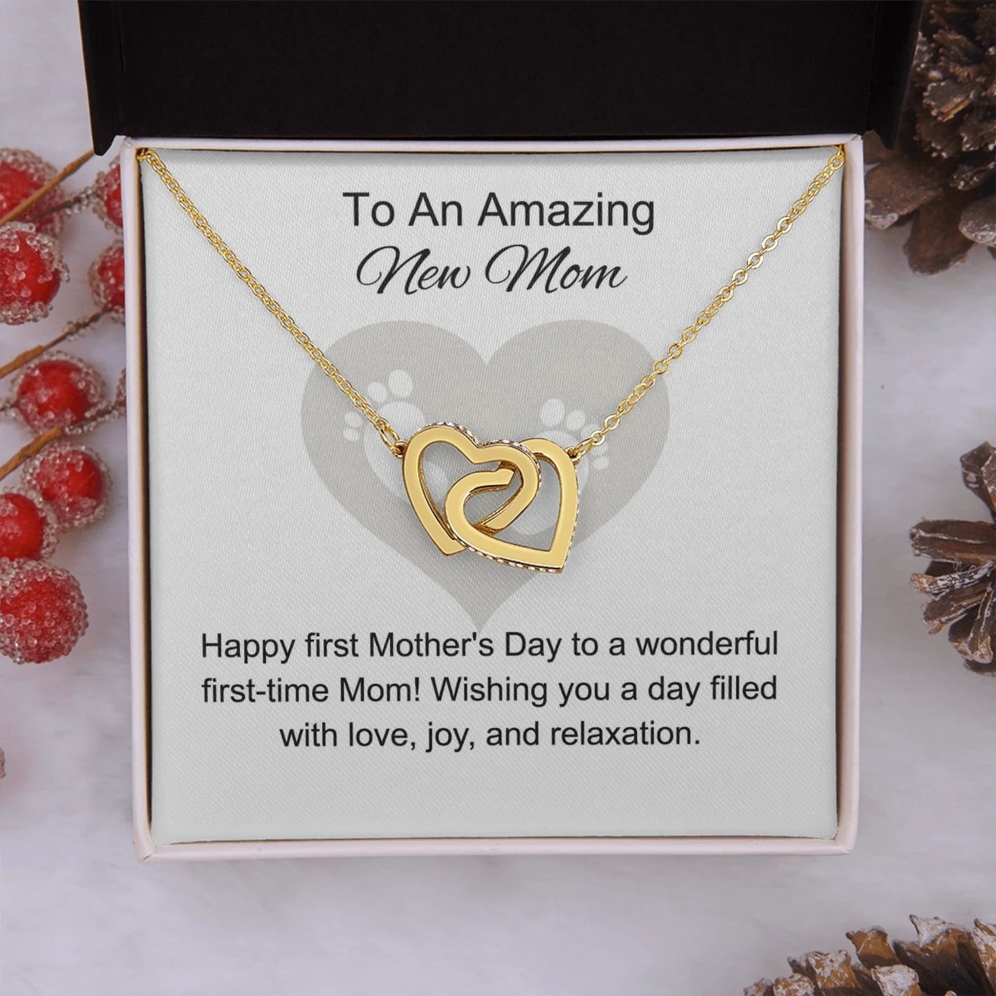 Interlocking Hearts Gold N5