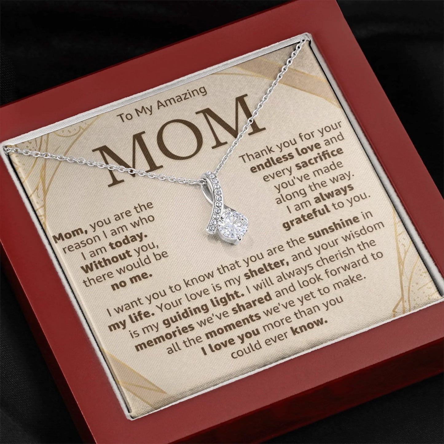 Dark Closeup Alluring Beauty Necklace