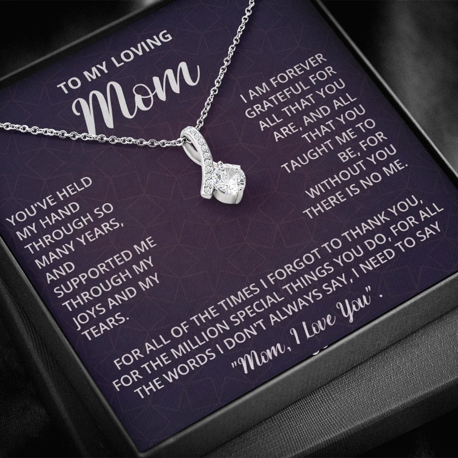 To My Loving Mom - Alluring Beauty Necklace