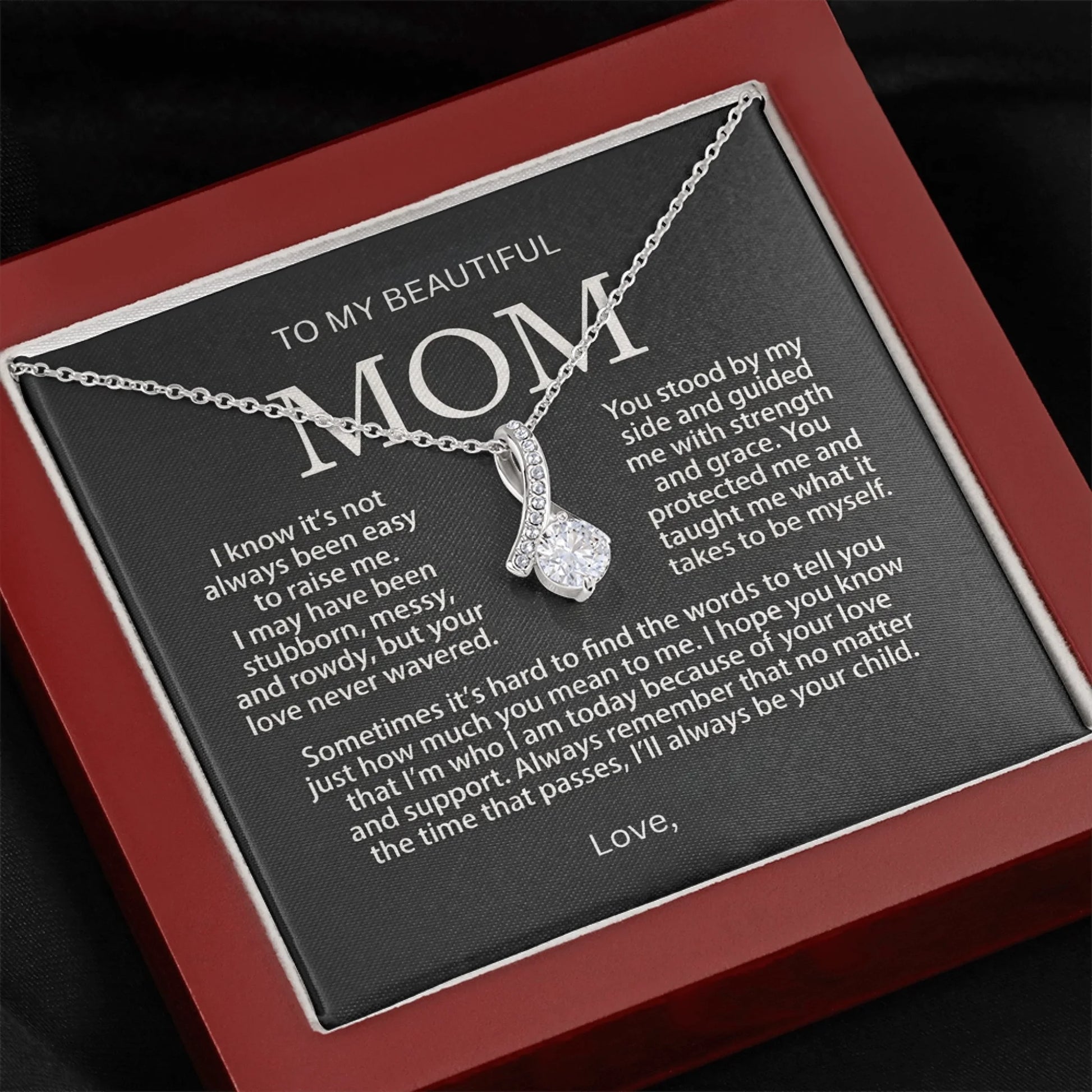 Dark Closeup Alluring Beauty Necklace