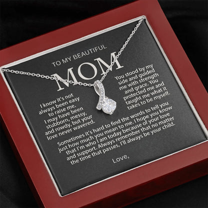 Dark Closeup Alluring Beauty Necklace