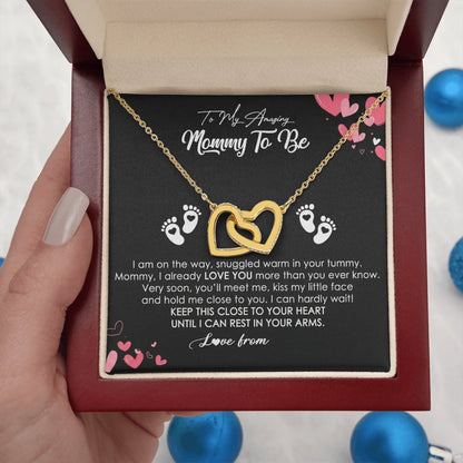Interlocking Hearts Gold Lux N2