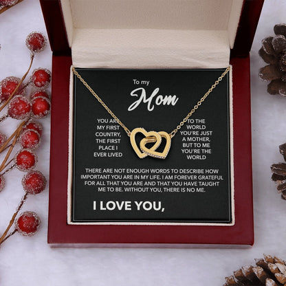 Interlocking Hearts Gold Lux N5
