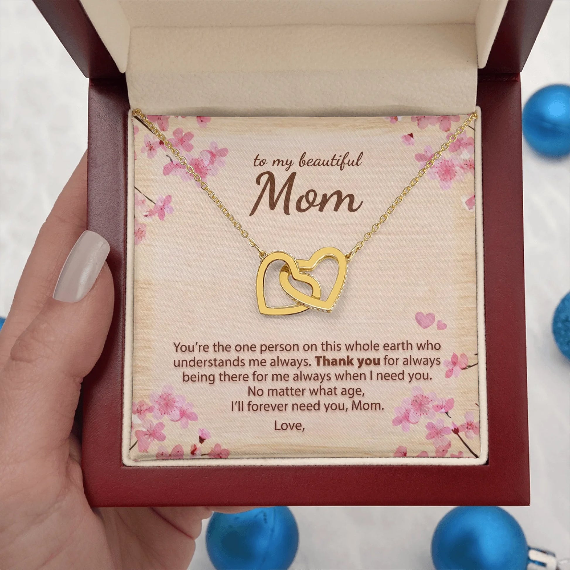 Interlocking Hearts Gold Lux N2