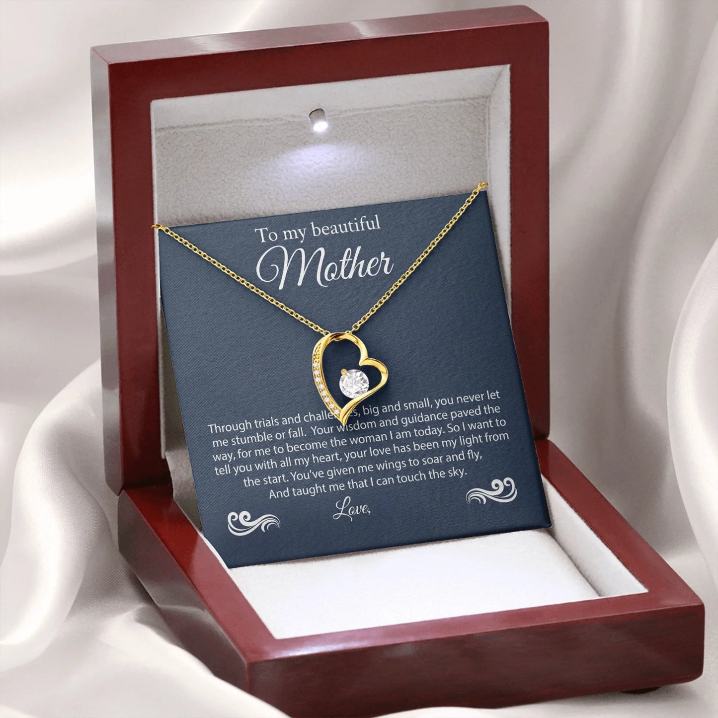 Forever Love Wooden Box Gold 2