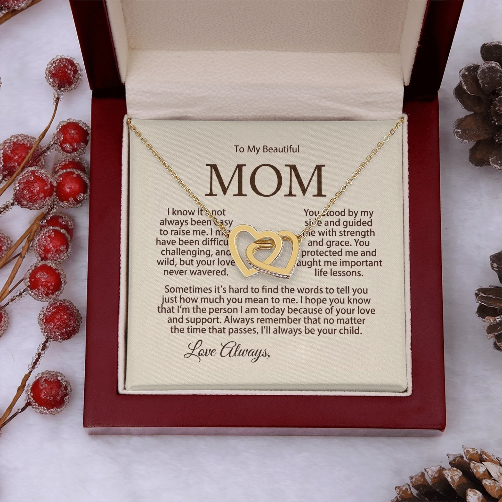 Interlocking Hearts Gold Lux N5