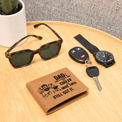 Engraved Leather Wallet 6