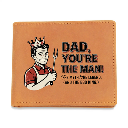 Engraved Leather Wallet 1
