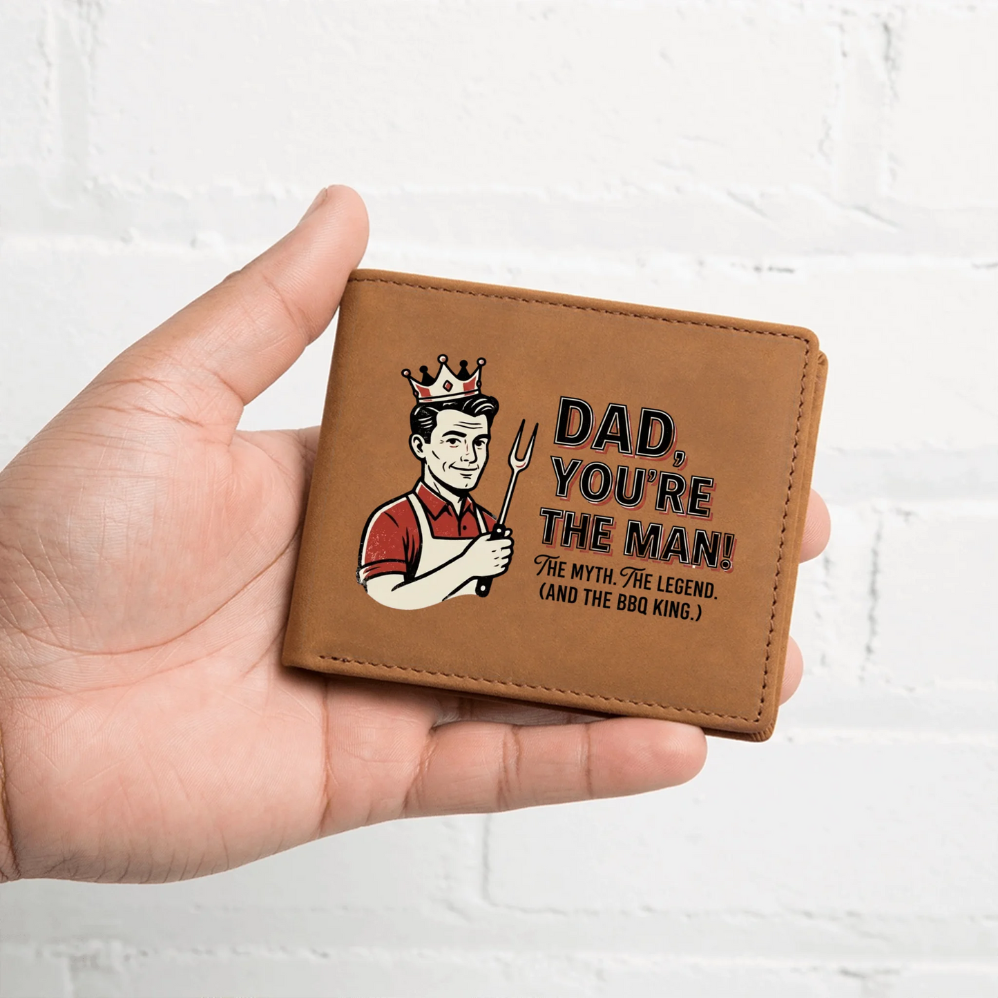 Engraved Leather Wallet 12