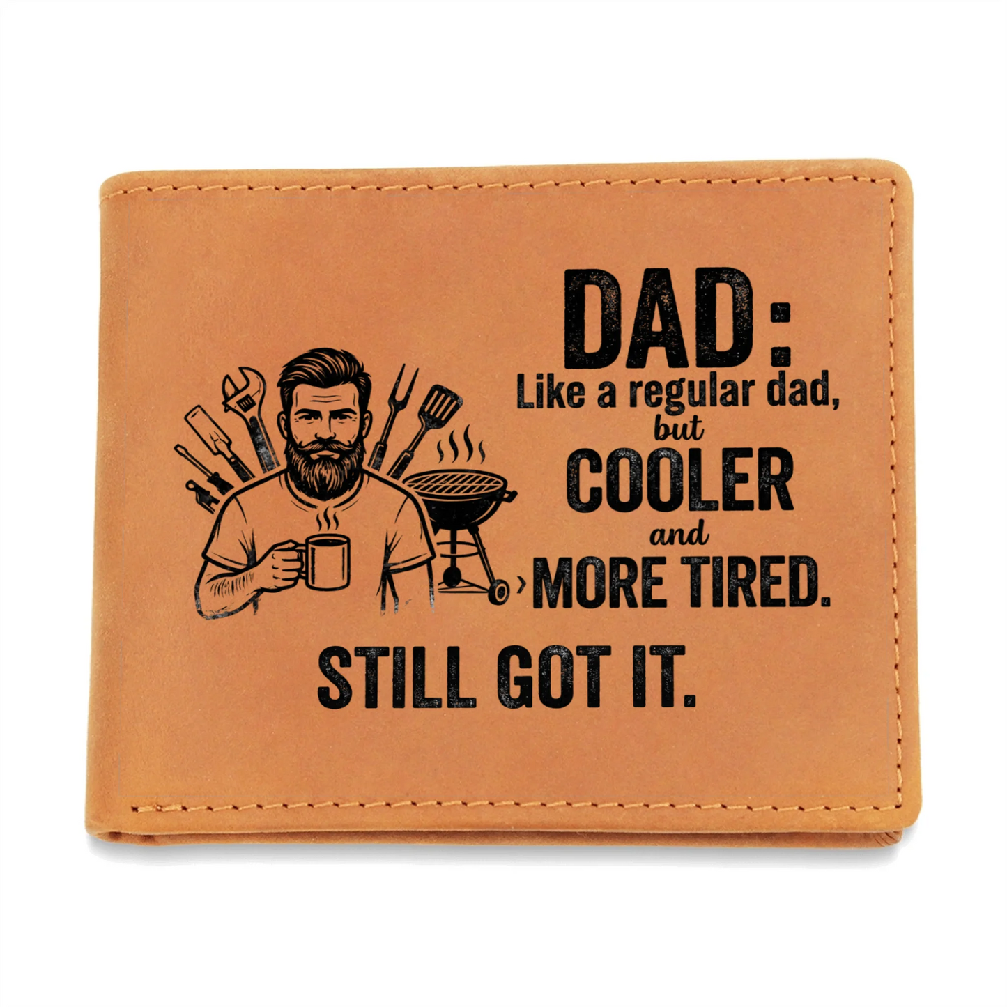 Engraved Leather Wallet 1