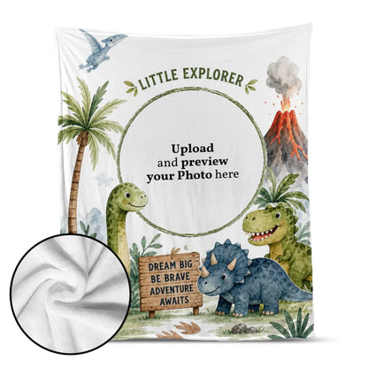 Little Explorer Blanket – Custom Baby Name Blanket