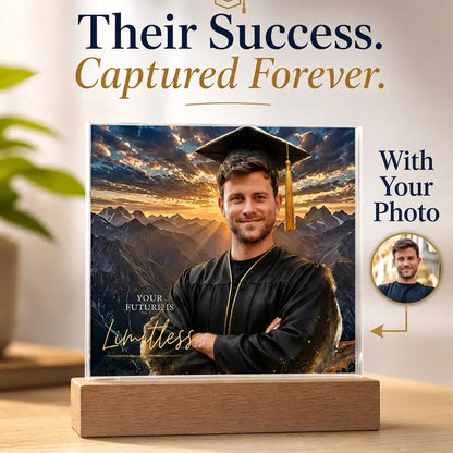 Graduation Plaque - Transform ANY Photo Into a Graduation Portrait