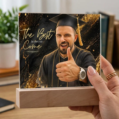 Graduation Plaque - Transform ANY Photo Into a Graduation Portrait