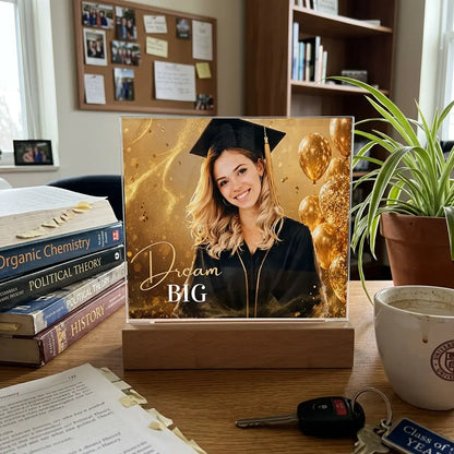 Graduation Plaque - Transform ANY Photo Into a Graduation Portrait